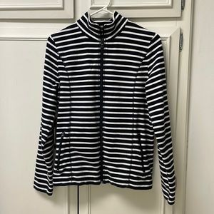 Lightweight Jacket - Navy & White strip